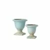 SULLIVANS Aqua Ceramic Urns (Set of 2) -VIGORO Sales aqua sullivans plant pots cm2891 64 1000