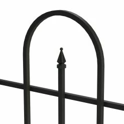 Vigoro Westbrook 36 in. x 48 in. Black Steel Fence Panel 20 Vigoro Westbrook 36 in. x 48 in. Black Steel Fence Panel -VIGORO Sales black vigoro garden fencing 860329 1d 1000