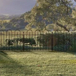 Vigoro Westbrook 36 in. x 48 in. Black Steel Fence Panel 25 Vigoro Westbrook 36 in. x 48 in. Black Steel Fence Panel -VIGORO Sales black vigoro garden fencing 860329 1f 1000