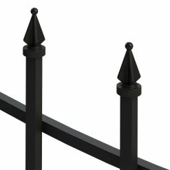 Vigoro Beaumont No Dig 40.4 in. H x 53.7 in. W Black Steel Decorative Fence Gate 17 Vigoro Beaumont No Dig 40.4 in. H x 53.7 in. W Black Steel Decorative Fence Gate -VIGORO Sales black vigoro garden fencing 860343 a0 1000