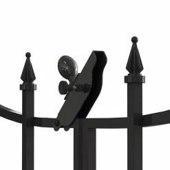 Vigoro Empire/Westbrook 28 in. Black Steel Decorative Fence Gate 17 Vigoro Empire/Westbrook 28 in. Black Steel Decorative Fence Gate -VIGORO Sales black vigoro garden fencing 860350 77 1000