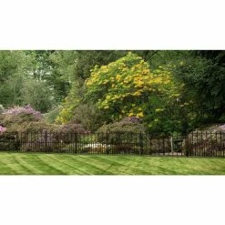 Vigoro Empire/Westbrook 28 in. Black Steel Decorative Fence Gate 22 Vigoro Empire/Westbrook 28 in. Black Steel Decorative Fence Gate -VIGORO Sales black vigoro garden fencing 860350 fa 1000