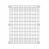 Vigoro 44 in. H x 36 in. W Steel Multi-Purpose No Dig Black Fence Panel -VIGORO Sales black vigoro garden fencing 860411 64 1000