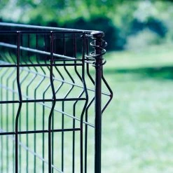 Vigoro 56 in. H Steel Multi-Purpose Black Fence Post -VIGORO Sales black vigoro garden fencing 860428 31 1000