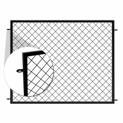 Vigoro 37.3 in. H x 51 in. W Steel Diamond Mesh Garden Fence Panel 17 Vigoro 37.3 in. H x 51 in. W Steel Diamond Mesh Garden Fence Panel -VIGORO Sales black vigoro garden fencing 860640 40 1000
