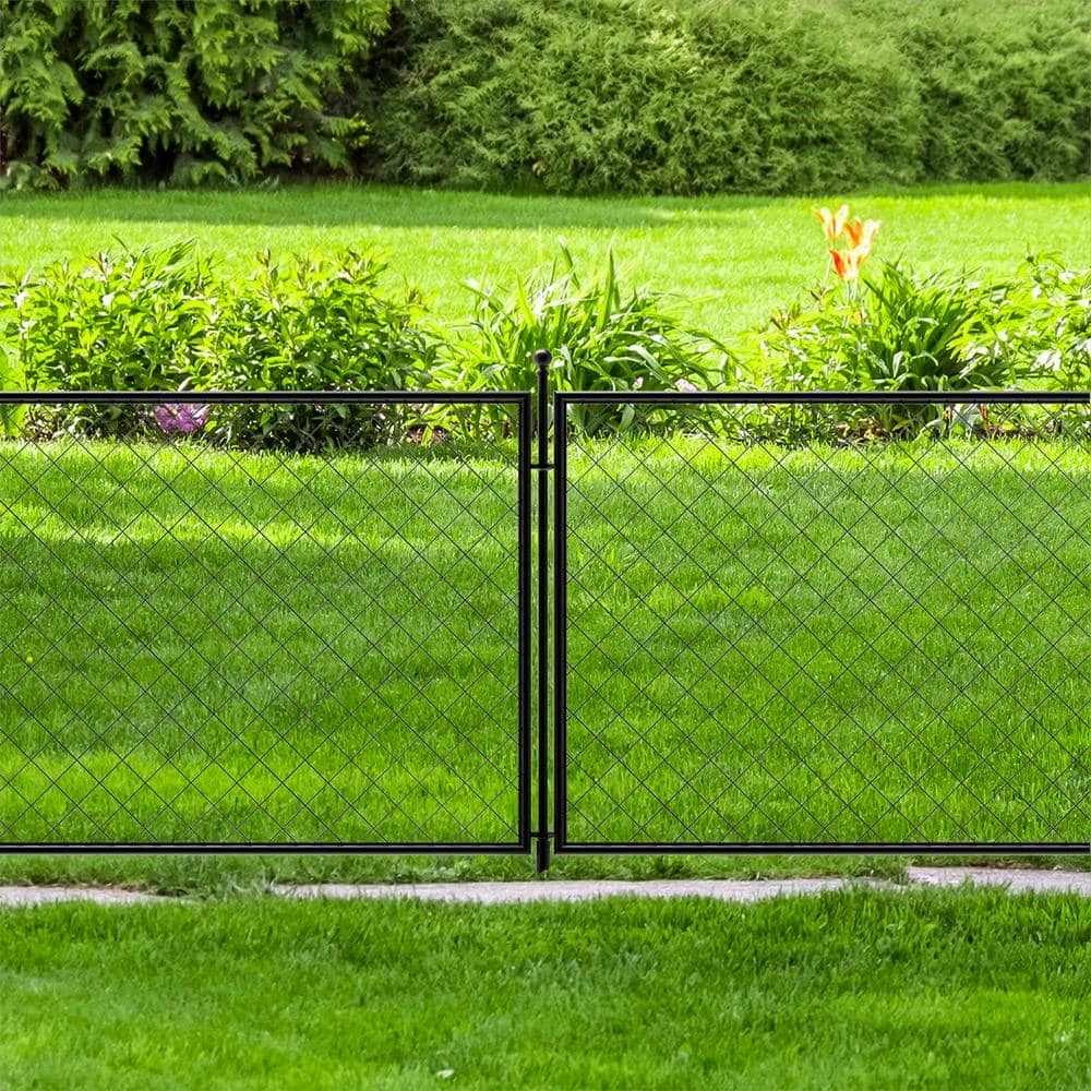 Vigoro 37.3 in. H x 51 in. W Steel Diamond Mesh Garden Fence Panel 13 Vigoro 37.3 in. H x 51 in. W Steel Diamond Mesh Garden Fence Panel - Image 11