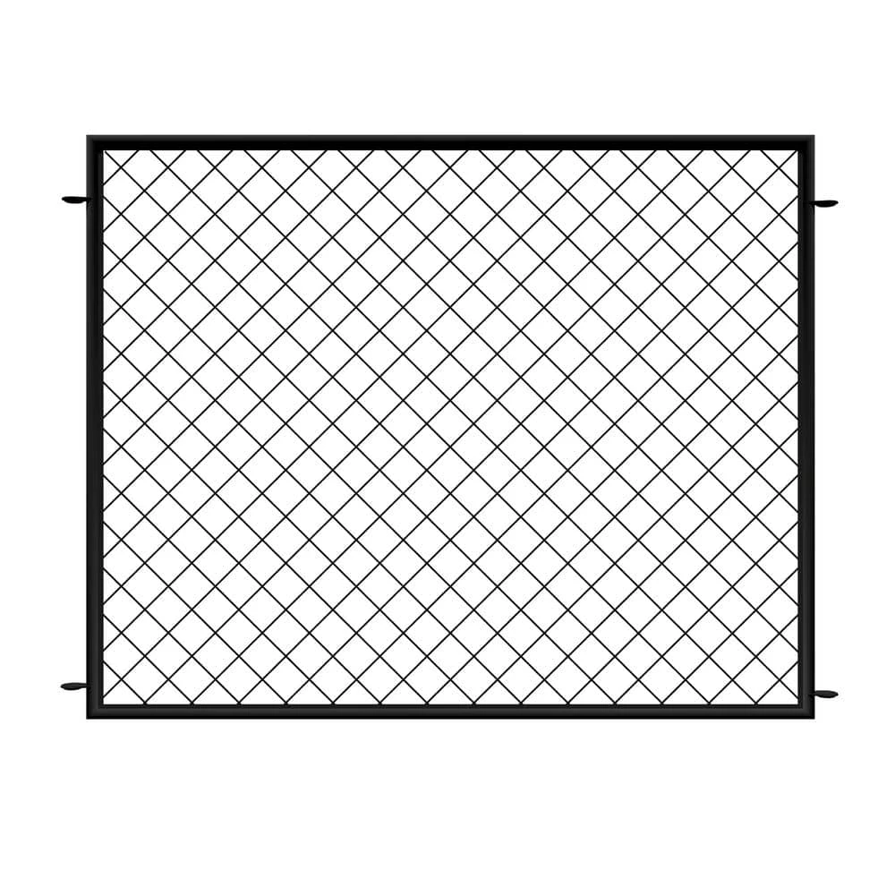 Vigoro 37.3 in. H x 51 in. W Steel Diamond Mesh Garden Fence Panel 3 Vigoro 37.3 in. H x 51 in. W Steel Diamond Mesh Garden Fence Panel