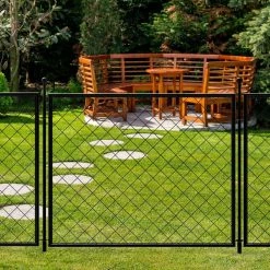Vigoro 37.3 in. H x 51 in. W Steel Diamond Mesh Garden Fence Panel 26 Vigoro 37.3 in. H x 51 in. W Steel Diamond Mesh Garden Fence Panel -VIGORO Sales black vigoro garden fencing 860640 fa 1000