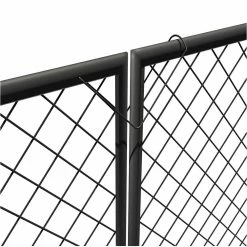 Vigoro 37.3 in. H x 50.2 in. W Steel Diamond Mesh Garden Fence Gate 18 Vigoro 37.3 in. H x 50.2 in. W Steel Diamond Mesh Garden Fence Gate -VIGORO Sales black vigoro garden fencing 860657 c3 1000