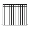 Vigoro 37.2 in. H x 42.87 in. W Steel 3-Rail Garden Fence Panel -VIGORO Sales black vigoro garden fencing 860701 64 1000