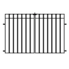 Vigoro 37.2 in. H x 55.7 in. W Steel 3-Rail Garden Fence Gate -VIGORO Sales black vigoro garden fencing 860718 64 1000