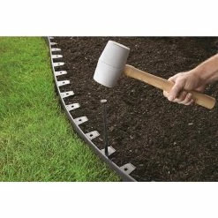 Vigoro 8 in. Anchoring Landscape Spike Pack (24-Count) -VIGORO Sales black vigoro garden stakes 1985 24hd 16 31 1000
