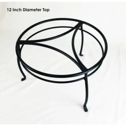 Vigoro 8 in. Black Metal Indoor Plant Stand -VIGORO Sales black vigoro plant stands 51470 1f 1000