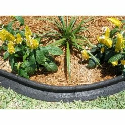 Vigoro EcoBorder 4 ft. Black Rubber Landscape Edging (Single) -VIGORO Sales black vigoro rubber edging ecobrd blk 4 ft 4f 1000