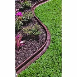 Vigoro EcoBorder 4 ft. Brown Rubber Landscape Edging (Single) -VIGORO Sales brown vigoro rubber edging ecobrd brn 4ft a0 1000