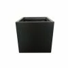 KANTE 10 in. Tall Charcoal Lightweight Concrete Square Modern Outdoor Planter -VIGORO Sales charcoal kante plant pots rf0001a c60121 64 1000