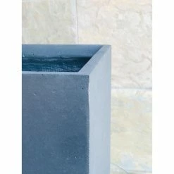 KANTE 28 in. Tall Charcoal Lightweight Concrete Rectangle Modern Outdoor Planter 12 KANTE 28 in. Tall Charcoal Lightweight Concrete Rectangle Modern Outdoor Planter -VIGORO Sales charcoal kante plant pots rf0002c c60121 44 1000
