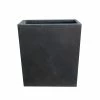 KANTE 26.8 in. Tall Charcoal Lightweight Concrete Modern Long and High Rectangle Planter -VIGORO Sales charcoal kante plant pots rf0111a c60121 64 1000