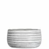 SULLIVANS Gray and White Ceramic Striped Planter 2 SULLIVANS Gray and White Ceramic Striped Planter -VIGORO Sales gray and white sullivans plant pots cm2785 64 1000