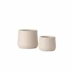 SULLIVANS Gray Ceramic Planter (Set of 2) 2 SULLIVANS Gray Ceramic Planter (Set of 2) -VIGORO Sales gray sullivans plant pots cm2943 64 1000