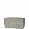 SULLIVANS Gray Cement Rectangular Planter 1 SULLIVANS Gray Cement Rectangular Planter -VIGORO Sales gray sullivans plant pots cmt1094 64 1000