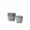 SULLIVANS Gray Cement Pot (Set of 2) 2 SULLIVANS Gray Cement Pot (Set of 2) -VIGORO Sales gray sullivans plant pots cmt1187 64 1000