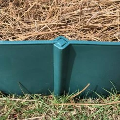 Vigoro 2 ft. W x 0.25 in. L Green Plastic Easy Edging 15 Vigoro 2 ft. W x 0.25 in. L Green Plastic Easy Edging -VIGORO Sales green vigoro plastic edging 51034 76 1000