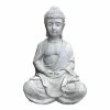 KANTE 25.6 in. H Natural Concrete/Fiberglass Indoor Outdoor Sitting Meditating Zen Buddha Statue -VIGORO Sales kante garden statues osp141006 c80021 64 1000