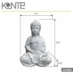 KANTE Lightweight Sitting Meditating Buddha Zen Indoor -VIGORO Sales kante garden statues r141006 c80021 44 1000