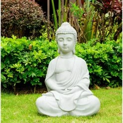 KANTE Lightweight Sitting Meditating Buddha Zen Indoor -VIGORO Sales kante garden statues r141006 c80021 c3 1000