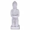 KANTE 12.8 in. H Gray Cement Buddha Garden Statue Tealight Candle Holder Ornament -VIGORO Sales kante garden statues sx20200175 64 1000