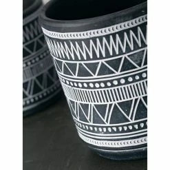 SULLIVANS Multi-Color Ceramic Flower Pots (Set of 2) -VIGORO Sales multicolor sullivans plant pots cm2911 4f 1000