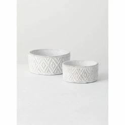 SULLIVANS Multi-Color Cement Planter (Set of 2)