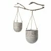 SULLIVANS Multi-Color Metal Hanging Planters (Set of 2) -VIGORO Sales multicolor sullivans plant pots met1676 64 1000