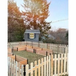 Vigoro 37.1 in. H x 45.35 in. W Cedar Garden Fence Panel 25 Vigoro 37.1 in. H x 45.35 in. W Cedar Garden Fence Panel -VIGORO Sales natural cedar wood vigoro garden fencing 860664 1f 1000
