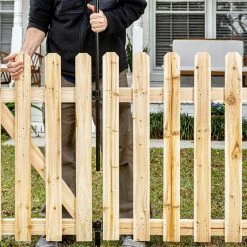 Vigoro 37.1 in. H x 45.35 in. W Cedar Garden Fence Panel 29 Vigoro 37.1 in. H x 45.35 in. W Cedar Garden Fence Panel -VIGORO Sales natural cedar wood vigoro garden fencing 860664 31 1000