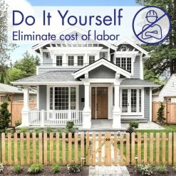 Vigoro 37.1 in. H x 48.3 in. W Cedar Garden Fence Gate -VIGORO Sales natural cedar wood vigoro garden fencing 860671 31 1000