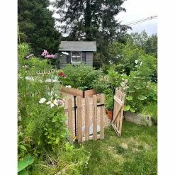Vigoro 37.1 in. H x 48.3 in. W Cedar Garden Fence Gate -VIGORO Sales natural cedar wood vigoro garden fencing 860671 44 1000