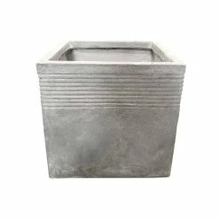 KANTE 15 in. W Square Natural Concrete/Fiberglass Indoor Outdoor Elegant Planter -VIGORO Sales natural concrete kante plant pots osf0128b c80021 c3 1000