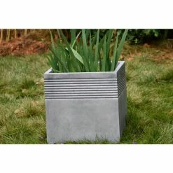 KANTE Small 15 in. Tall Natural Lightweight Concrete Modern Square Outdoor Planter 31 KANTE Small 15 in. Tall Natural Lightweight Concrete Modern Square Outdoor Planter -VIGORO Sales natural concrete kante plant pots rf0128b c80021 31 1000