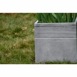 KANTE Small 15 in. Tall Natural Lightweight Concrete Modern Square Outdoor Planter 19 KANTE Small 15 in. Tall Natural Lightweight Concrete Modern Square Outdoor Planter -VIGORO Sales natural concrete kante plant pots rf0128b c80021 40 1000