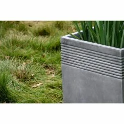 KANTE Small 15 in. Tall Natural Lightweight Concrete Modern Square Outdoor Planter 25 KANTE Small 15 in. Tall Natural Lightweight Concrete Modern Square Outdoor Planter -VIGORO Sales natural concrete kante plant pots rf0128b c80021 4f 1000