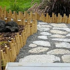 Vigoro Natural Pipe Organ 8 in. Bamboo Garden Fence -VIGORO Sales natural vigoro garden fencing 4477408 1f 1000