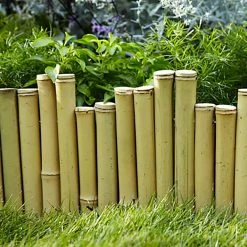 Vigoro Natural Pipe Organ 8 in. Bamboo Garden Fence -VIGORO Sales natural vigoro garden fencing 4477408 4f 1000