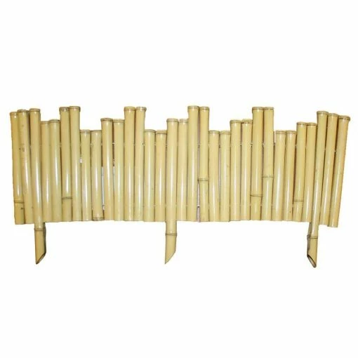 Vigoro Natural Pipe Organ 8 in. Bamboo Garden Fence -VIGORO Sales natural vigoro garden fencing 4477408 64 1000