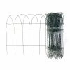 Vigoro 14 in. x 20 ft. Rolled Metal Garden Fence, Green