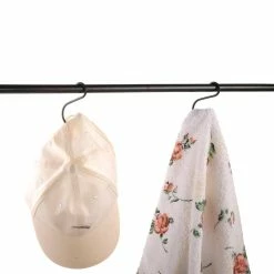 Vigoro 1.77 in. x 0.157 in. x 3.35 in. Black Metal Extender Hooks (2-Pack) -VIGORO Sales powder coating vigoro plant hangers 541117 77 1000