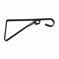 Vigoro 9.81 in. x 0.625 in. x 4.5 in. Black Iron Plant Bracket -VIGORO Sales powder coating vigoro plant hangers 570591 a0 1000