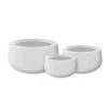 KANTE 19.6 in., 15.7 in. & 11.8 in. W Round Pure White Concrete Elegant Planters Set of 3, Outdoor Indoor w/Drainage Holes 2 KANTE 19.6 in., 15.7 in. & 11.8 in. W Round Pure White Concrete Elegant Planters Set of 3, Outdoor Indoor w/Drainage Holes -VIGORO Sales pure white kante plant pots rc0051abc c80011 64 1000