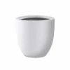 KANTE 13.39 in. x 12.6 in. Round Pure White Lightweight Concrete and Fiberglass Indoor Outdoor Planter with Drainage Hole -VIGORO Sales pure white kante plant pots rc0152b c80011 64 1000